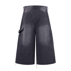 Omirad Vintage Graphic Denim Shorts