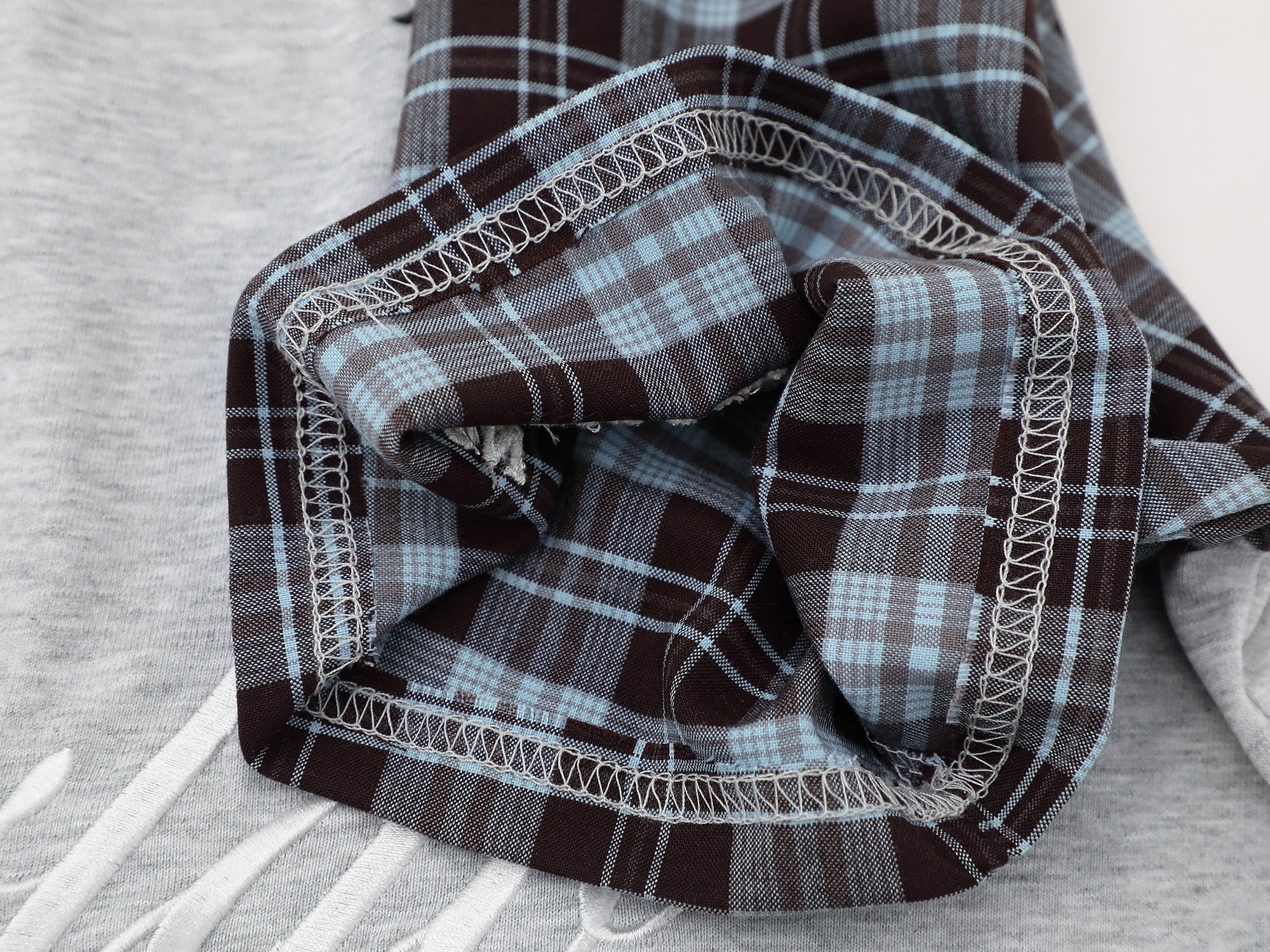 Omirad Plaid Sleeve Polo Shirt