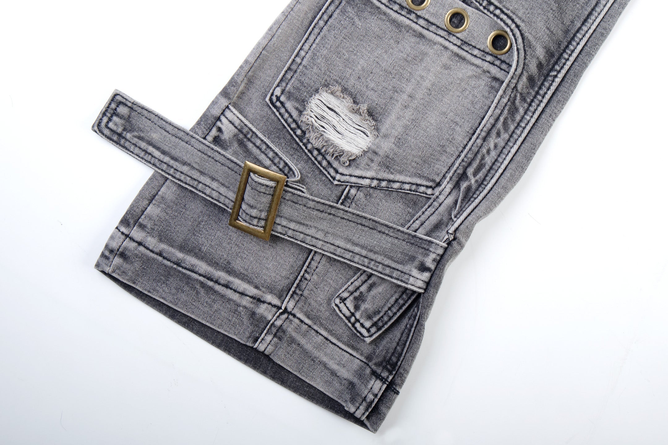 Omirad Distressed Flare Jeans
