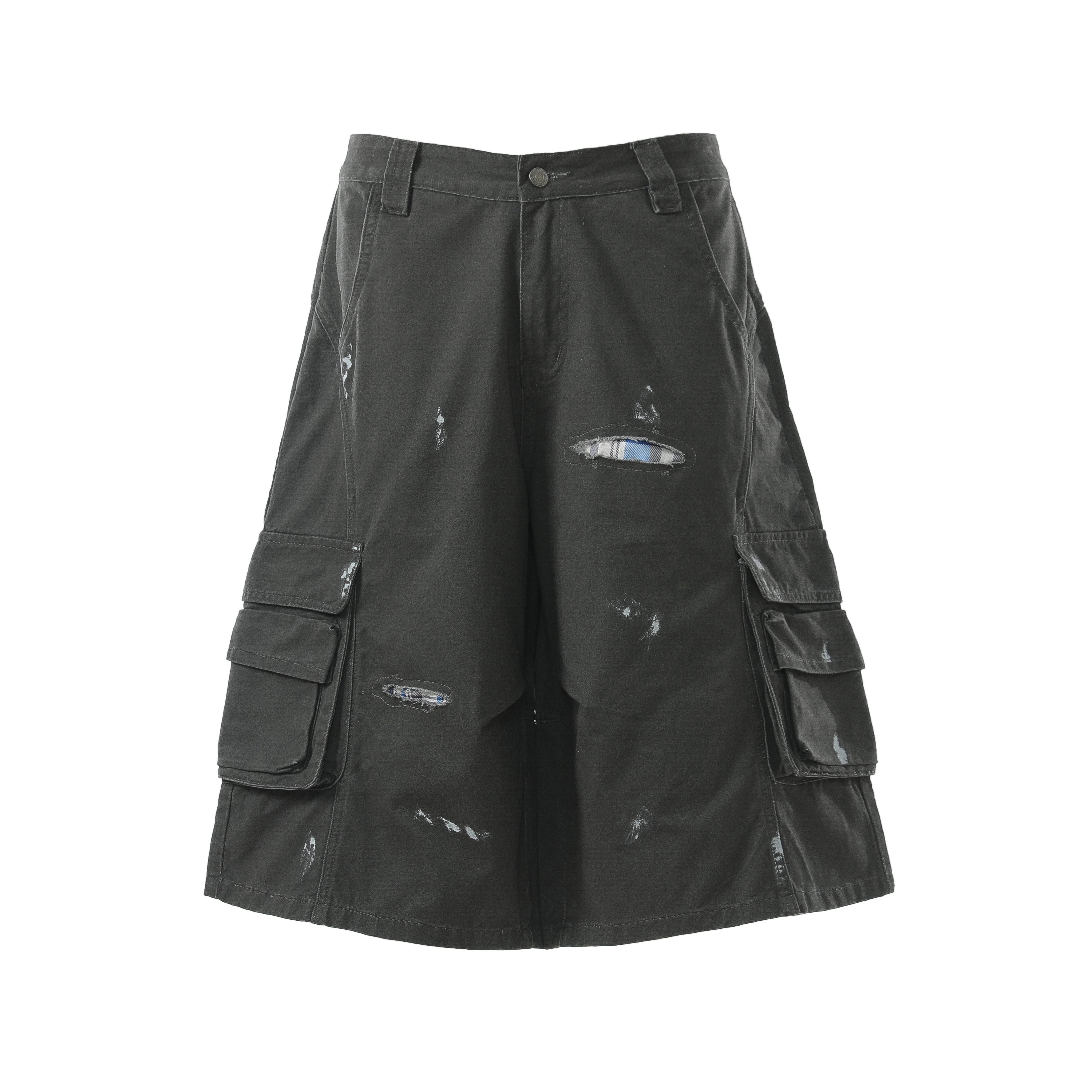 Omirad “Distressed Utility Cargo Shorts”