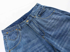 Omirad Vintage Wide-Leg Denim Shorts