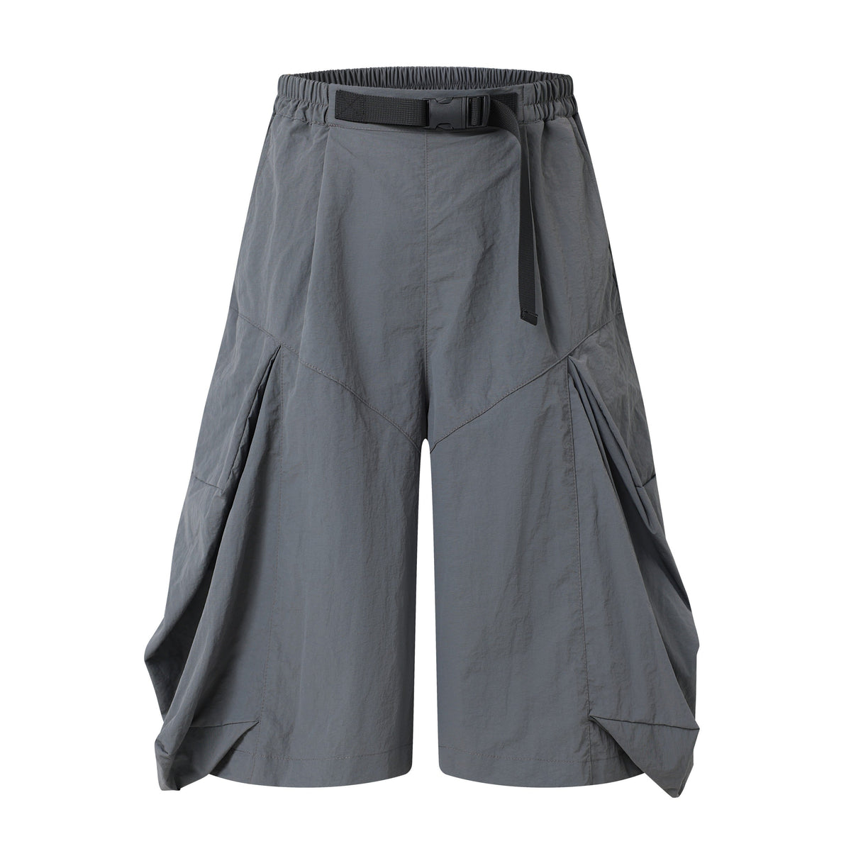 Omirad Draped Wide-Leg Shorts