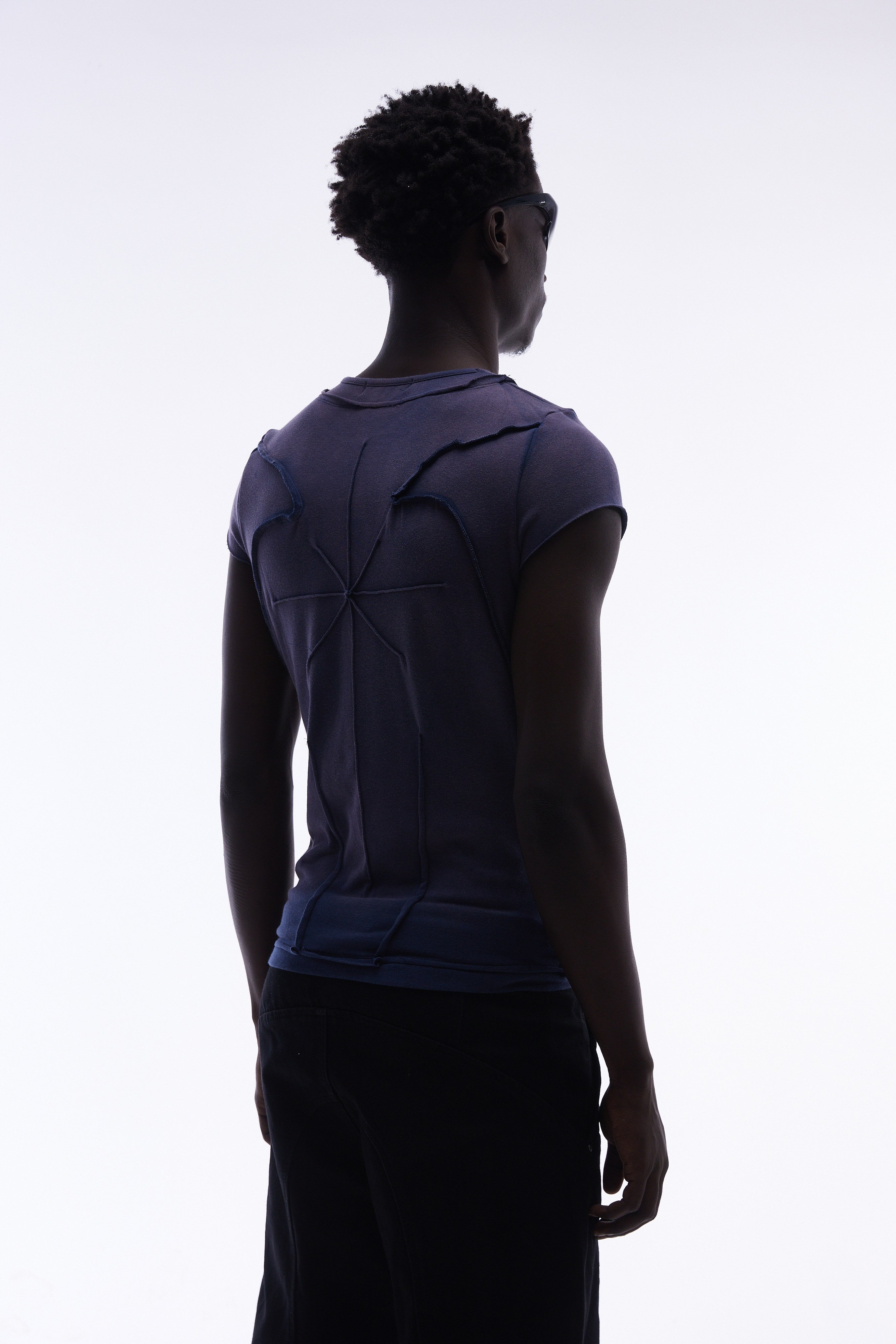 Omirad Raw Seam Washed Sleeveless Tee