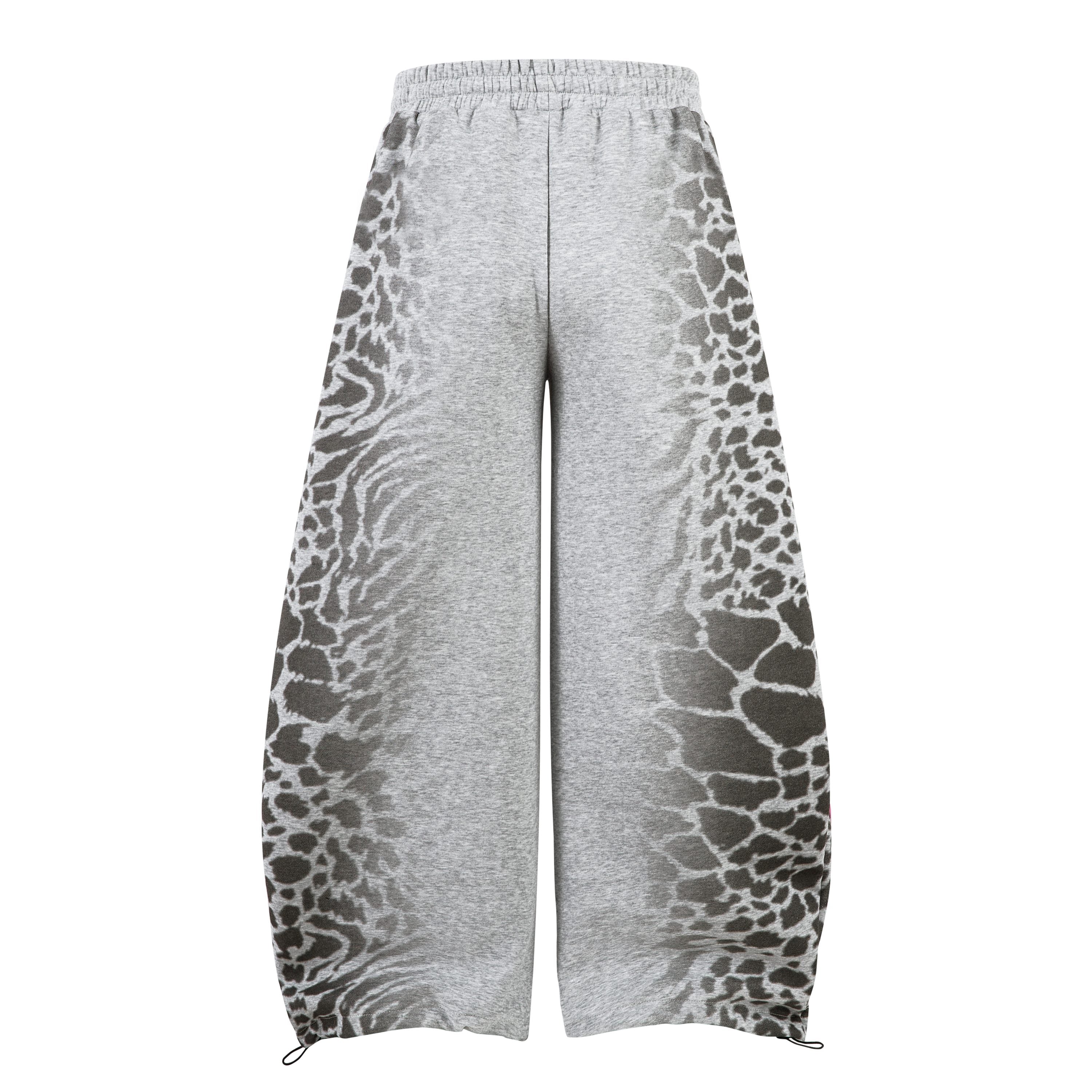 Omirad Leopard Fade Wide-Leg Sweatpants