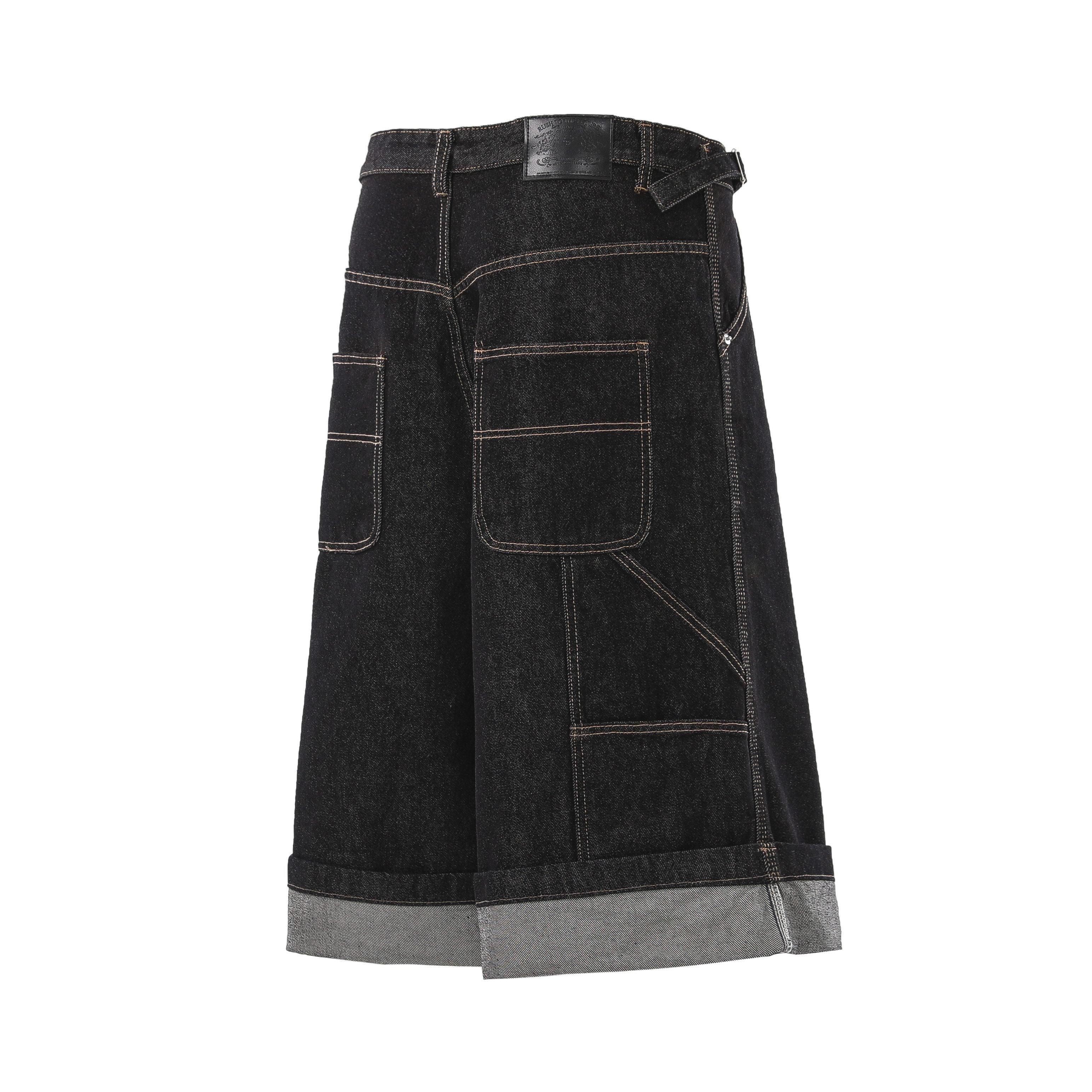 Omirad “Raw Edge Denim Cargo Shorts”