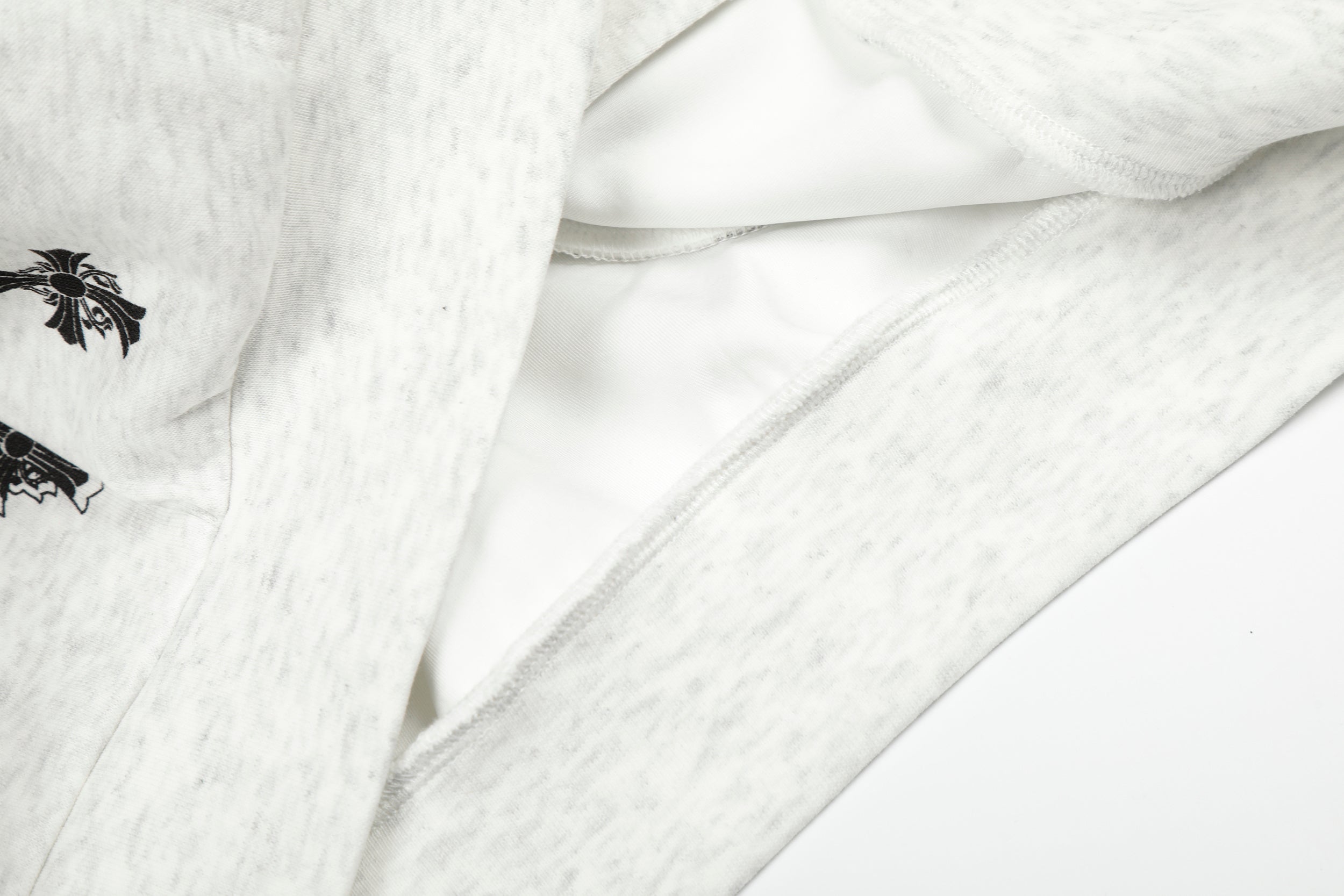Omirad All-Over Cross Print Hooded Jacket