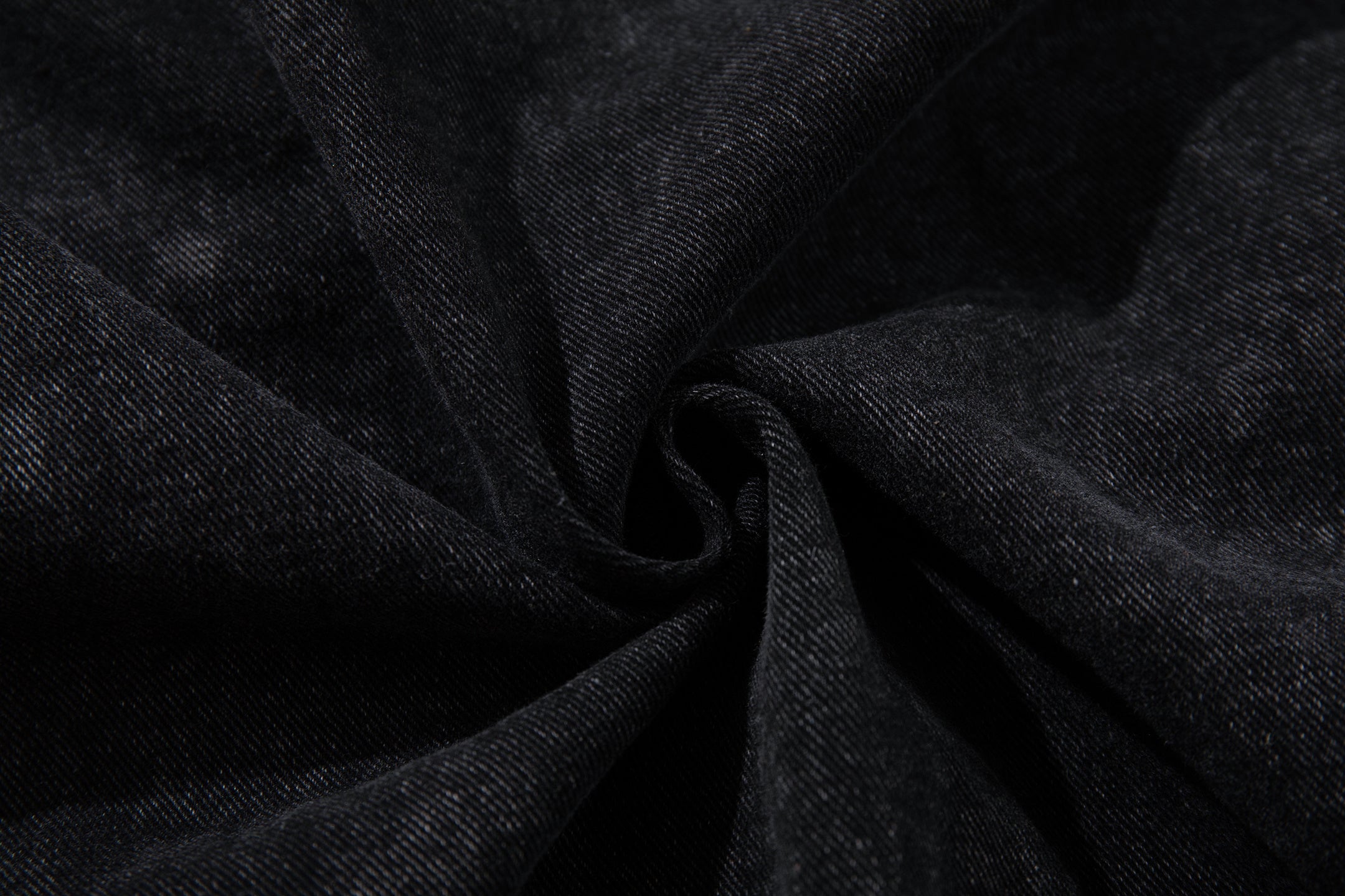 Omirad Toggle-Front Washed Denim Hoodie