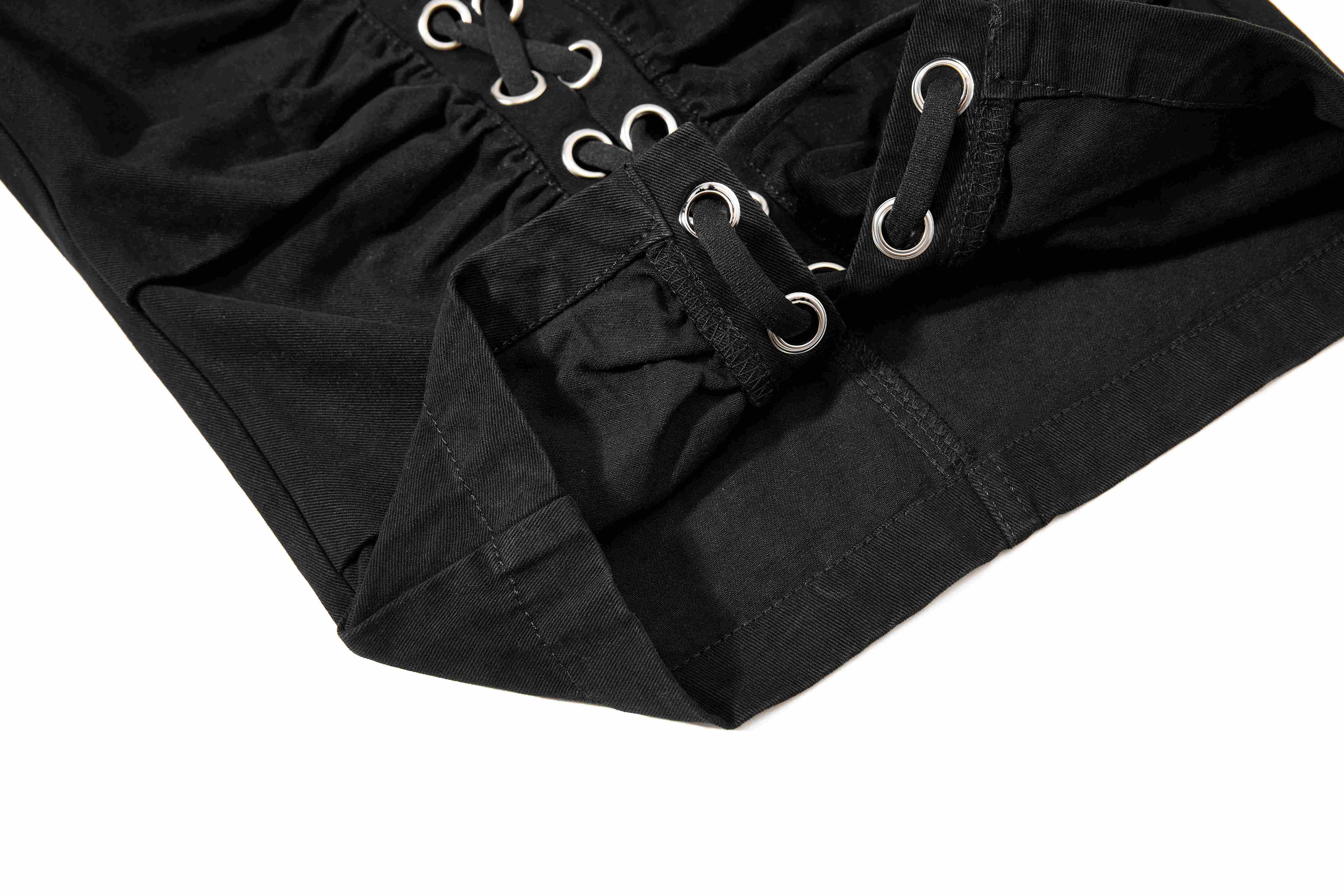 Omirad Lace-Up Utility Cargo Shorts