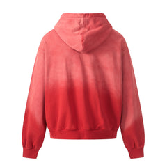 Omirad Gradient Graphic Zip-Up Hoodie