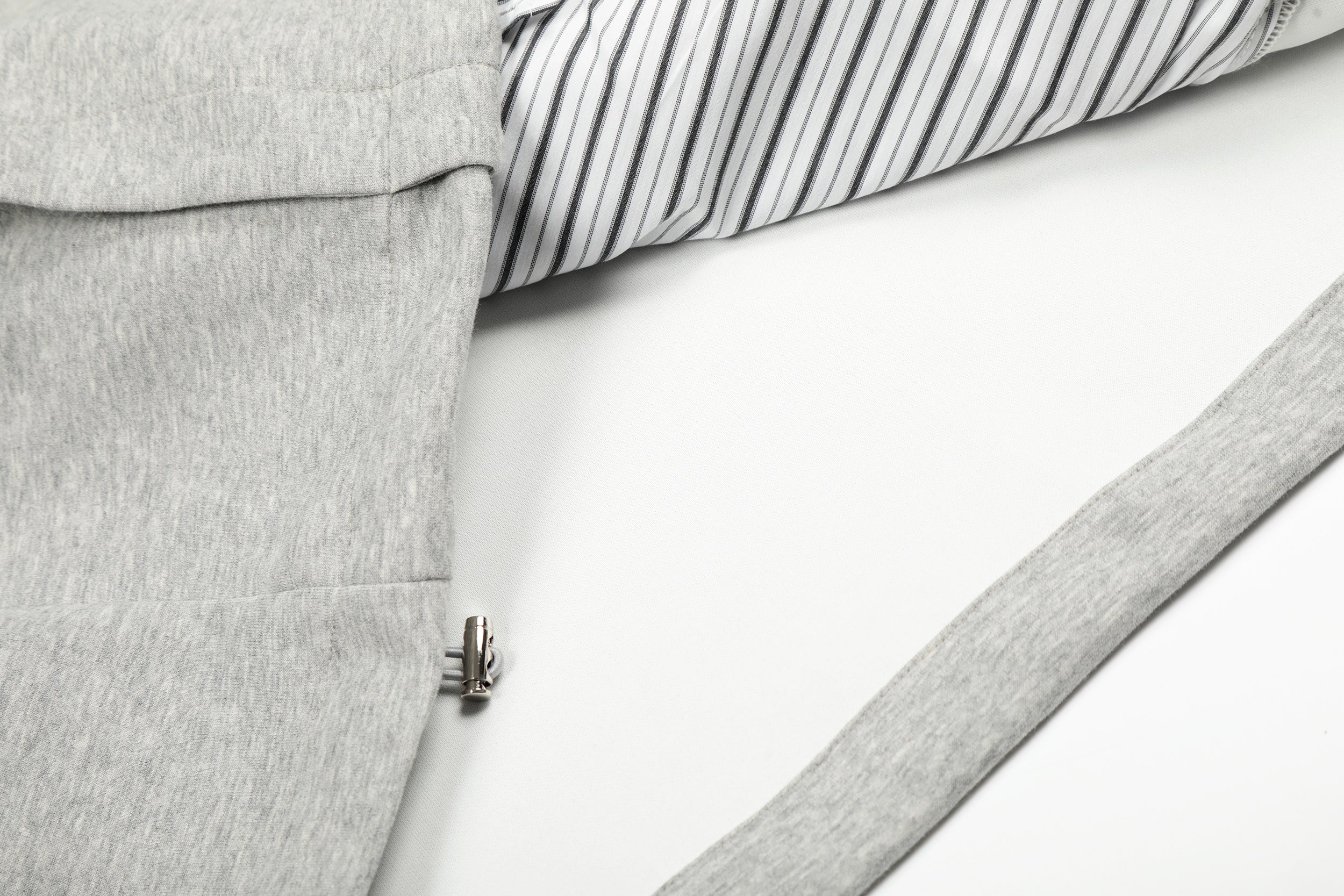 Omirad Double-Breasted Layered Stripe Jacket