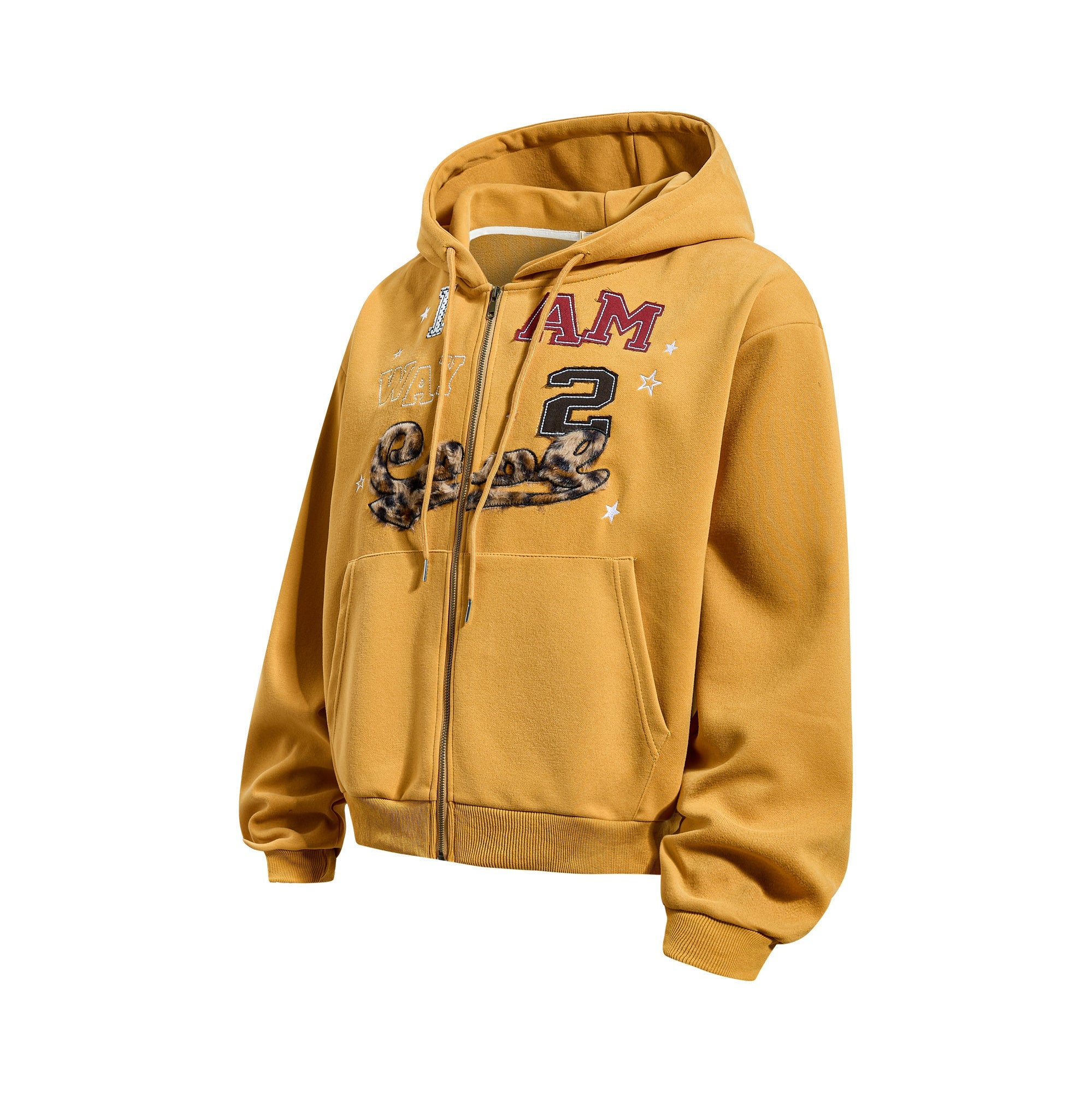 Omirad Vintage Graphic Zip Hoodie