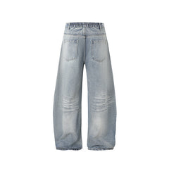 Omirad Script Logo Wide-Leg Jeans