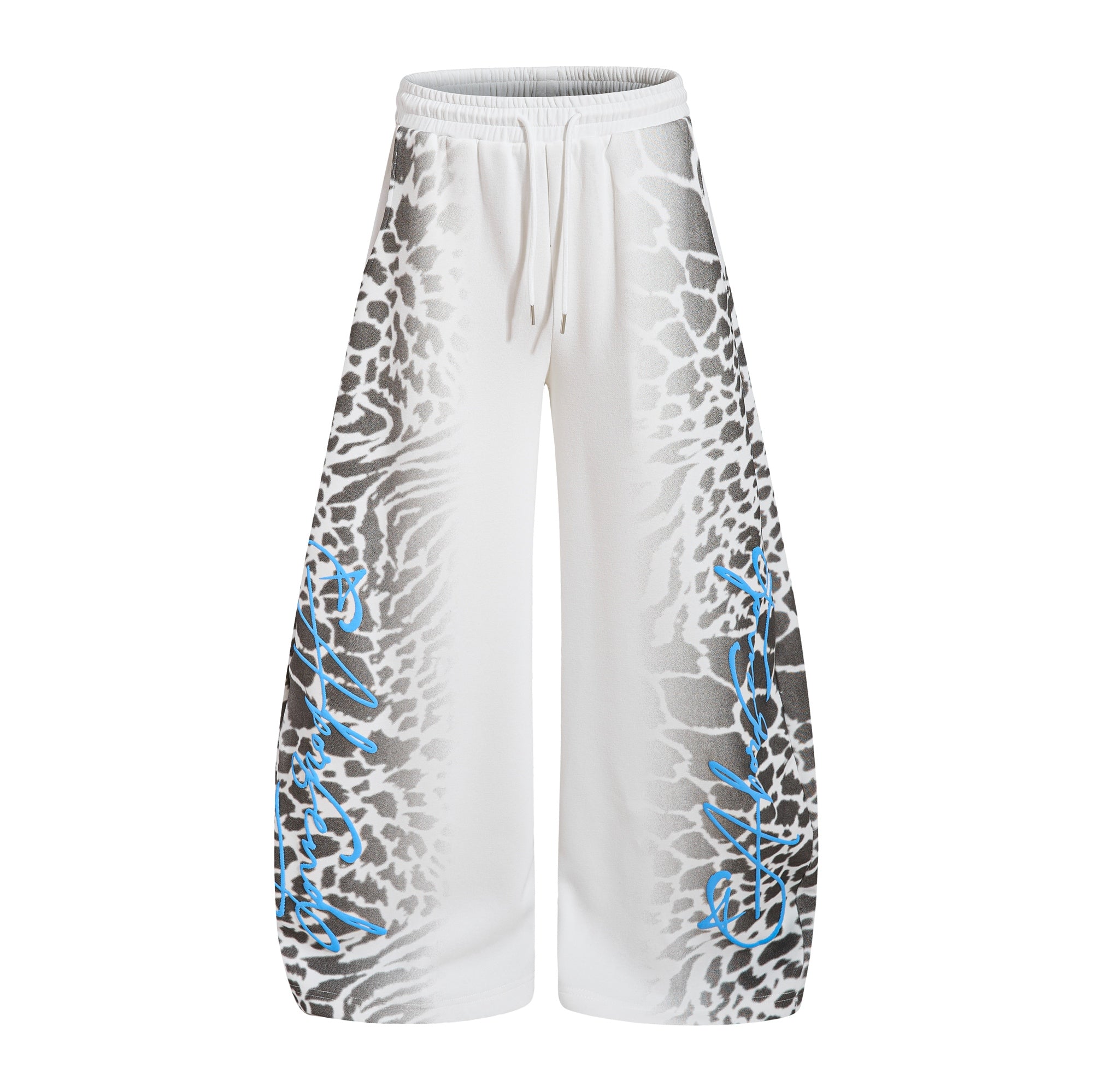 Omirad Leopard Fade Wide-Leg Sweatpants