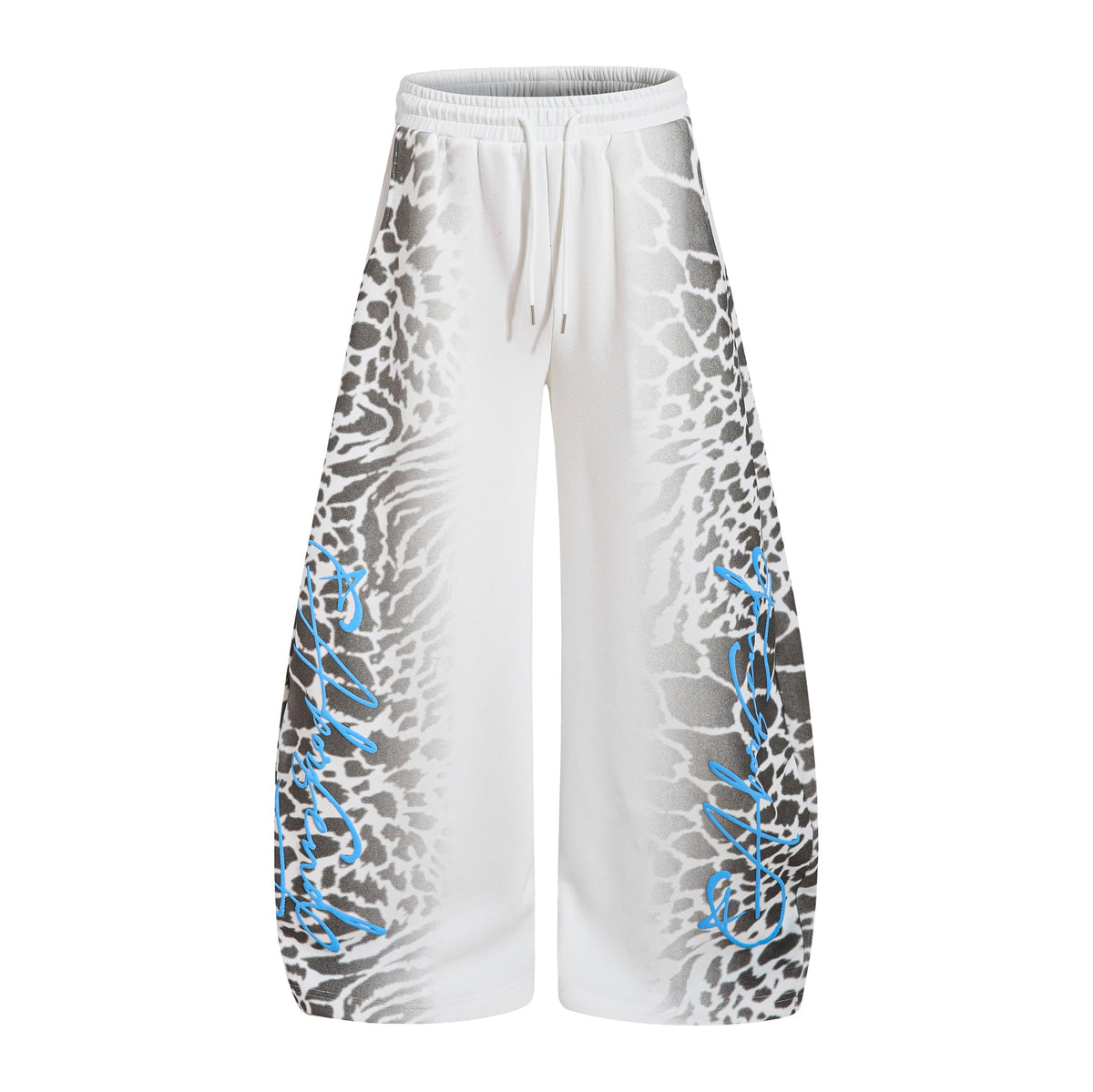 Omirad Leopard Fade Wide-Leg Sweatpants