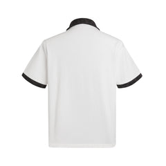 Omirad Leopard Collar Graphic Polo Shirt