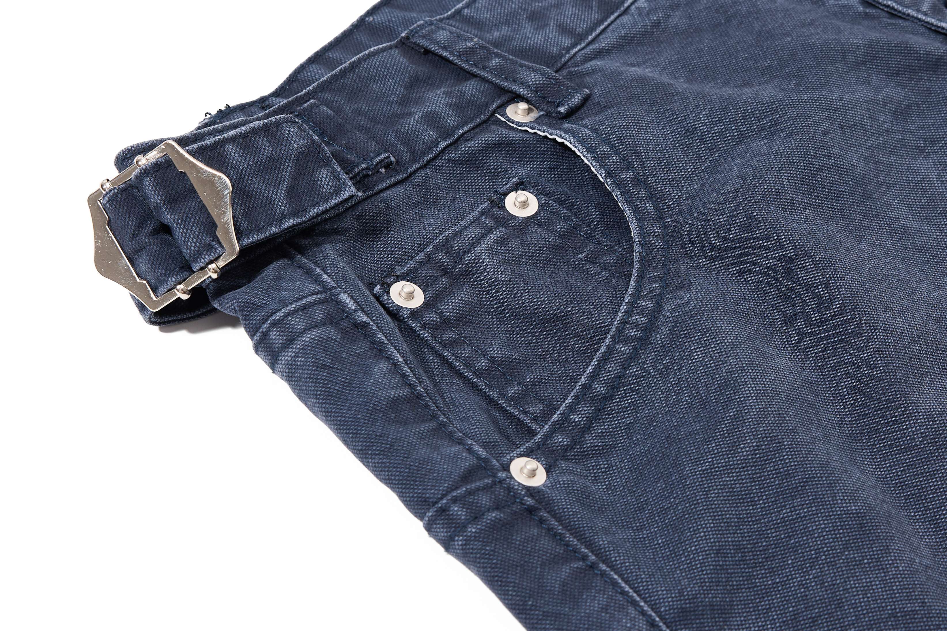 Omirad Vintage Wide-Leg Denim Shorts