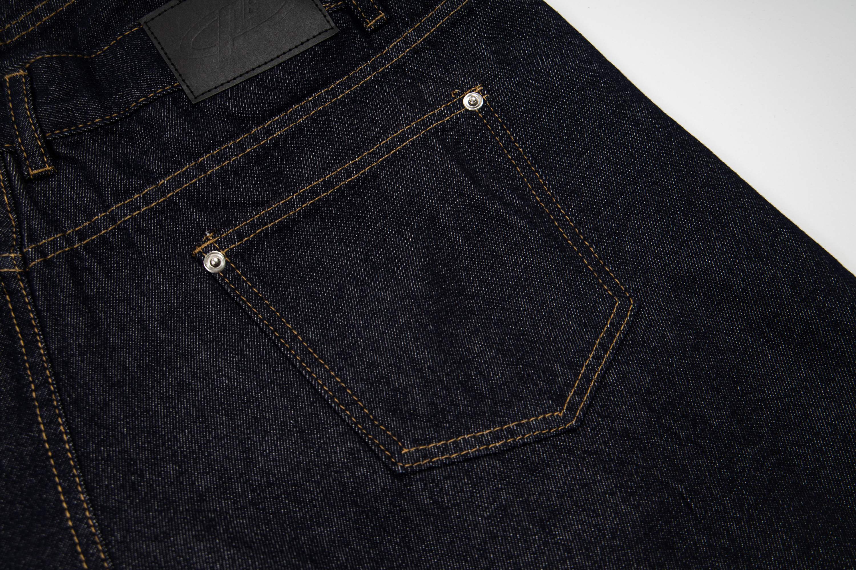 Omirad “Double Waist Panel Denim Shorts”