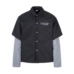 Omirad Layered Pinstripe Shirt