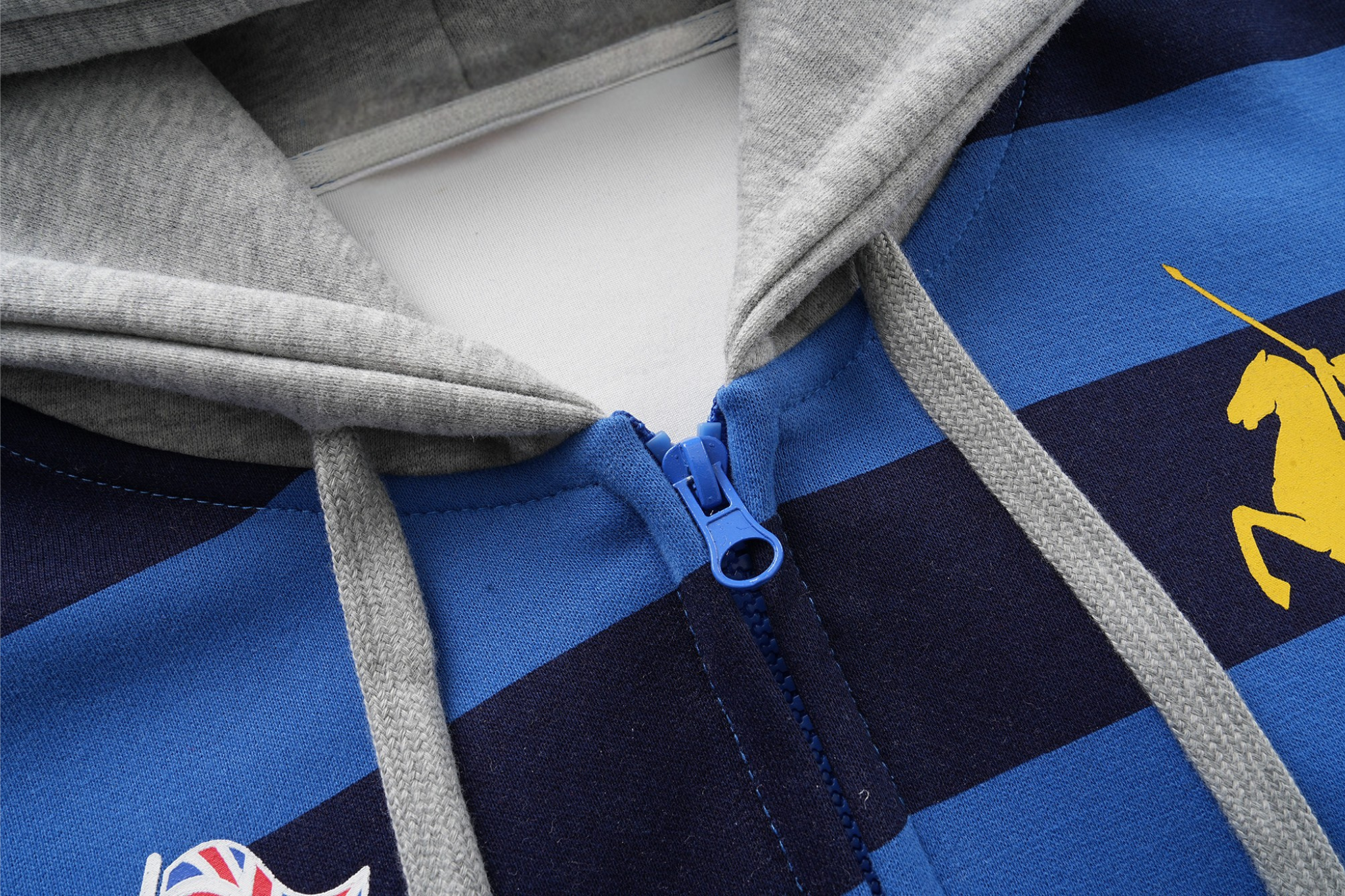 Omirad Striped Zip Hoodie