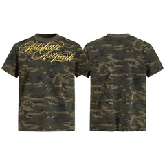 Omirad Camo Script Graphic T-Shirt