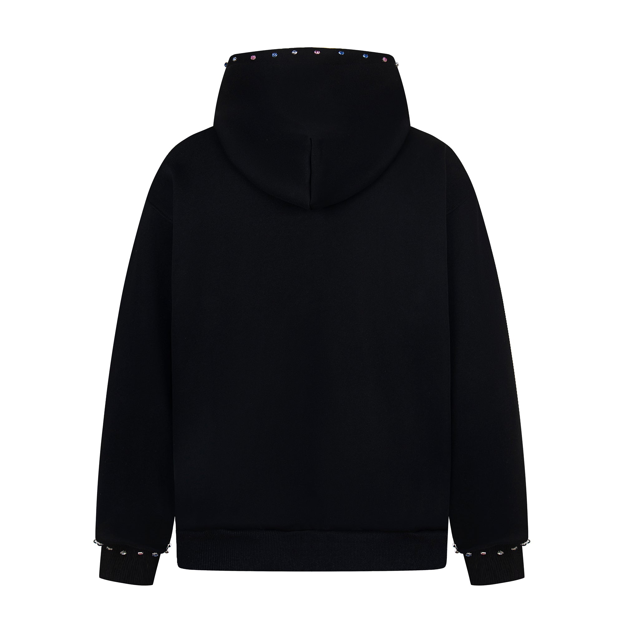 Omirad “MAKE” Studded Zip Hoodie