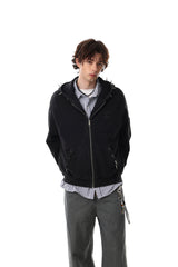 Omirad Studded Zip-Up Hoodie