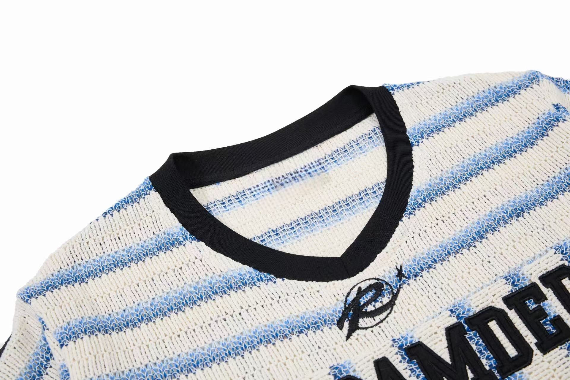 Omirad “Varsity Stripe Knit Tee”