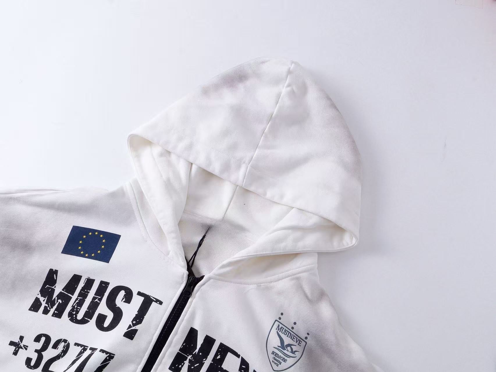 Omirad “Distressed Sport Zip Hoodie”