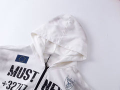 Omirad “Distressed Sport Zip Hoodie”