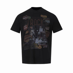 Omirad Vintage Rock Collage Tee