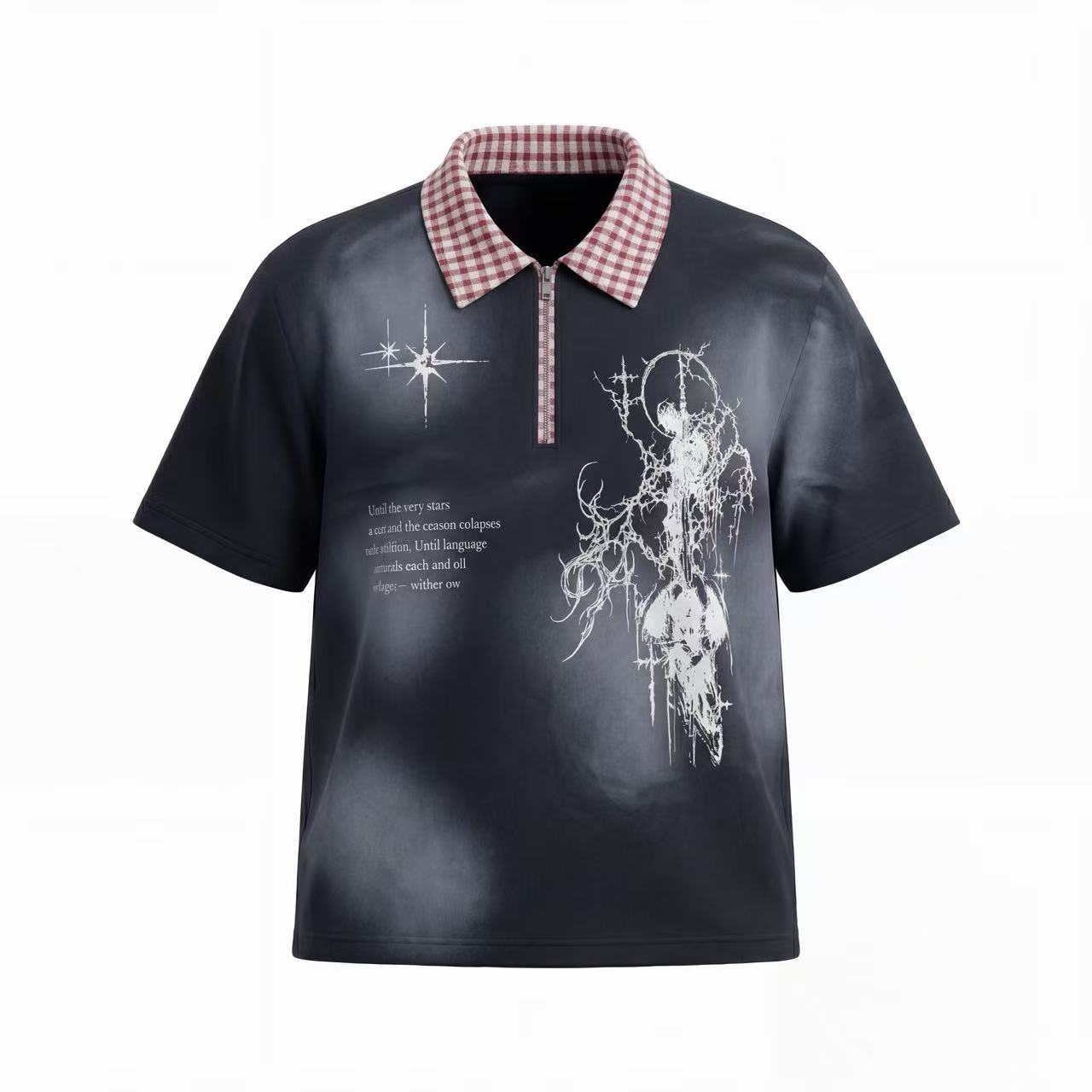 Omirad Cosmic Distressed Polo