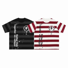 Omirad Striped Graphic Tee