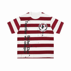 Omirad Striped Graphic Tee