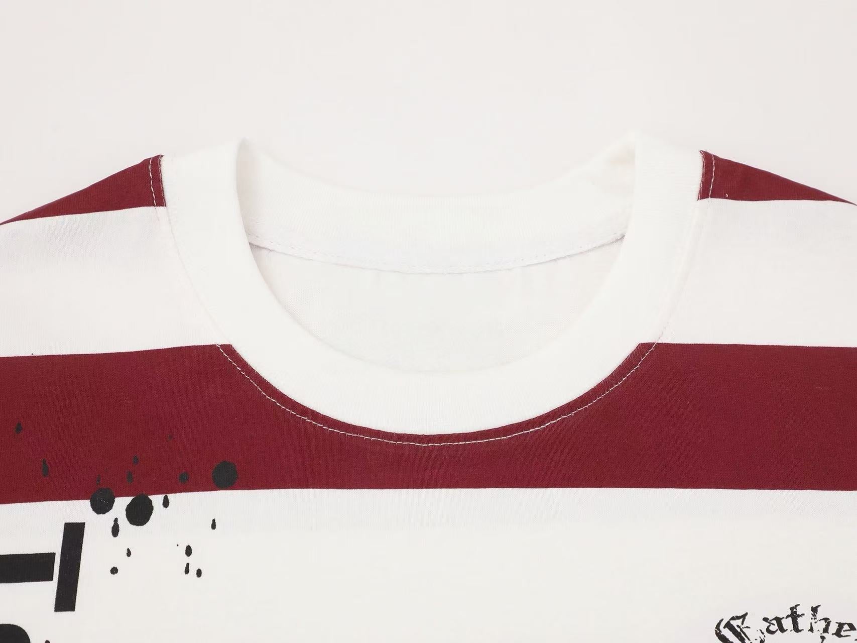 Omirad Striped Graphic Tee