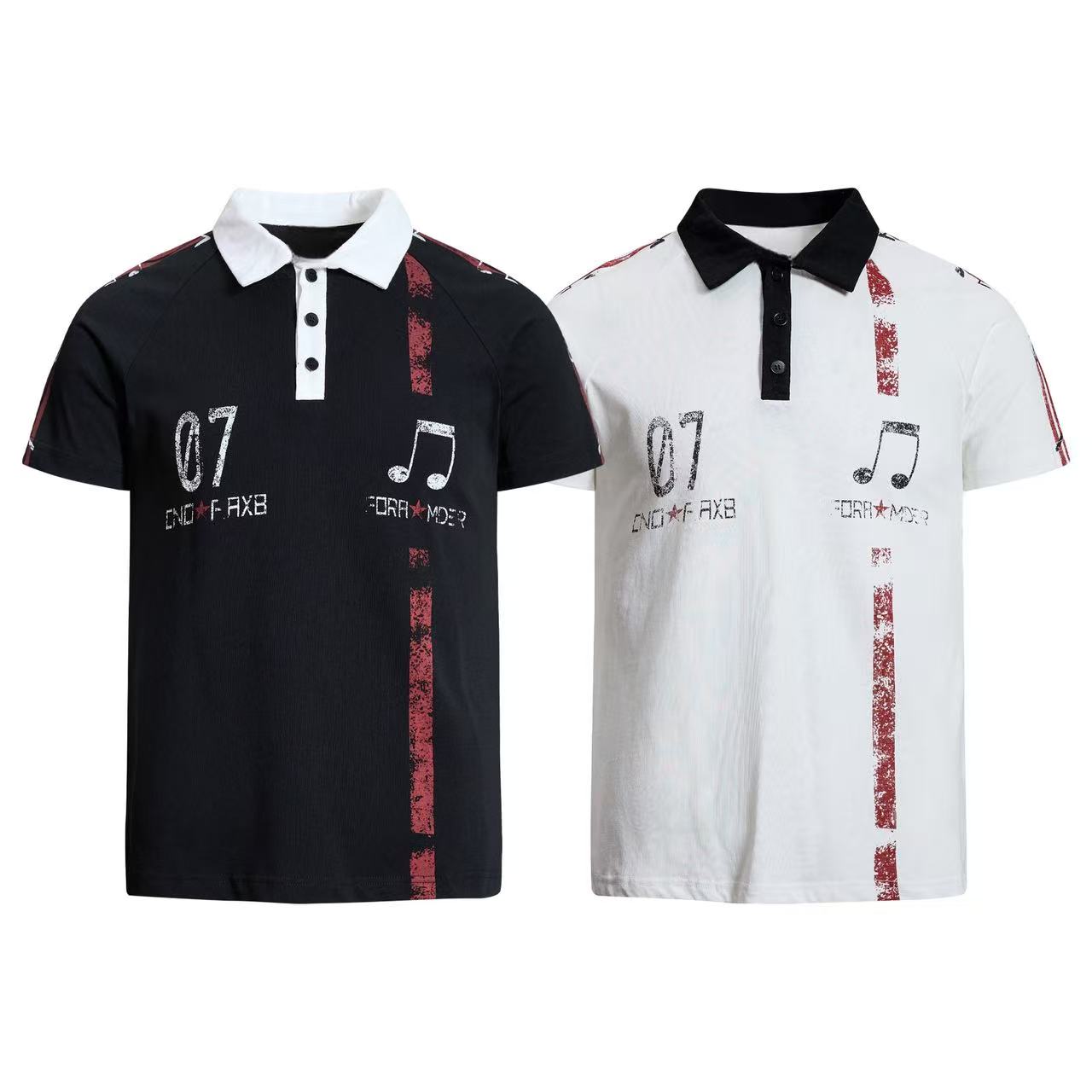 Omirad Music Graphic Polo Shirt