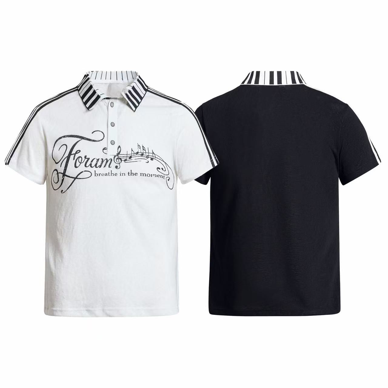 Omirad Music Script Polo Shirt
