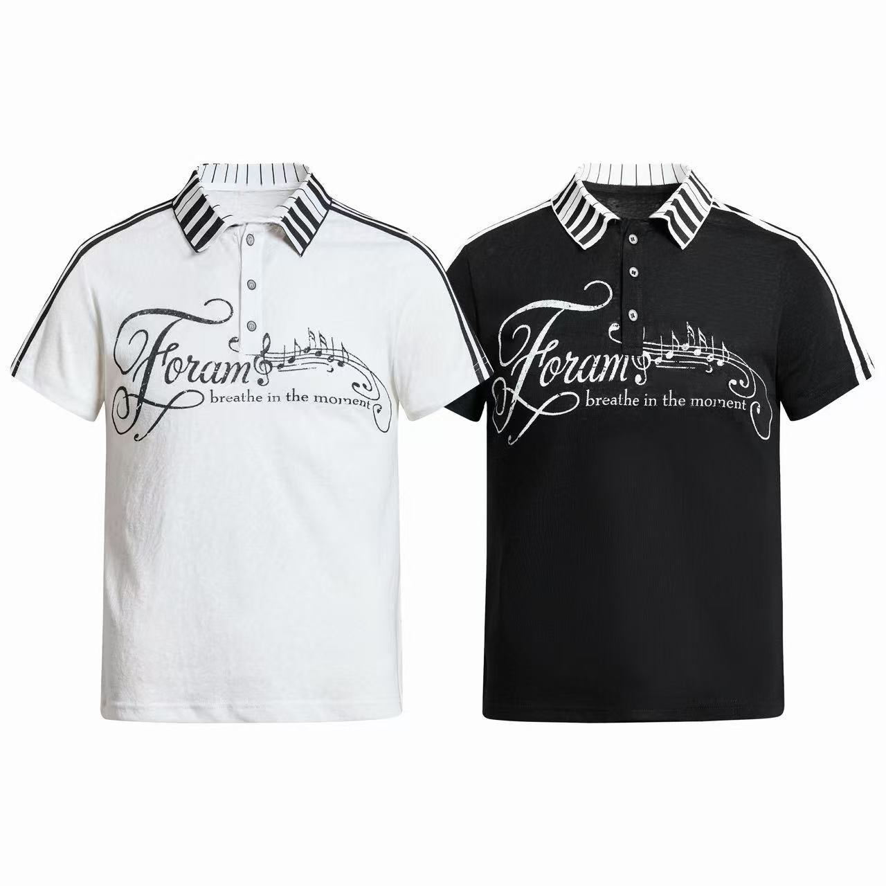 Omirad Music Script Polo Shirt