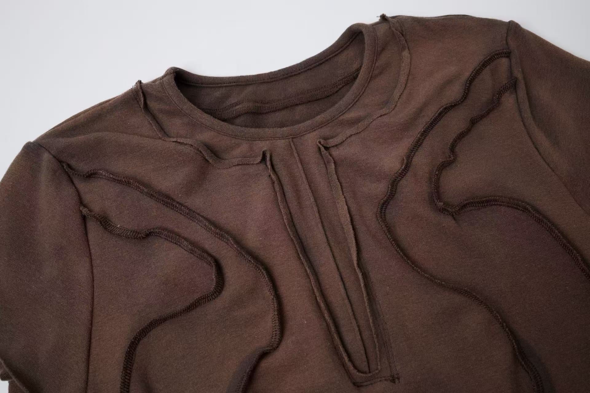 Omirad Raw Seam Washed Sleeveless Tee