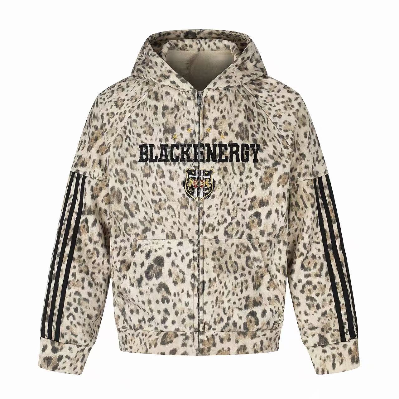 Omirad Leopard Full-Zip Hoodie