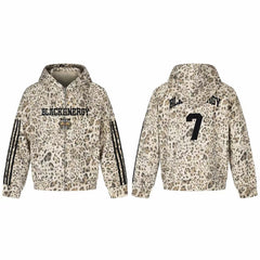 Omirad Leopard Full-Zip Hoodie