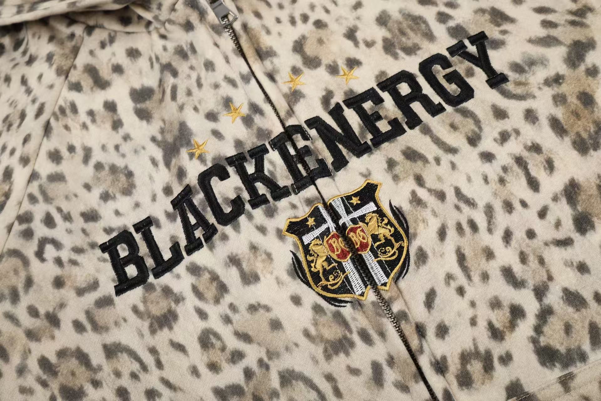 Omirad Leopard Full-Zip Hoodie