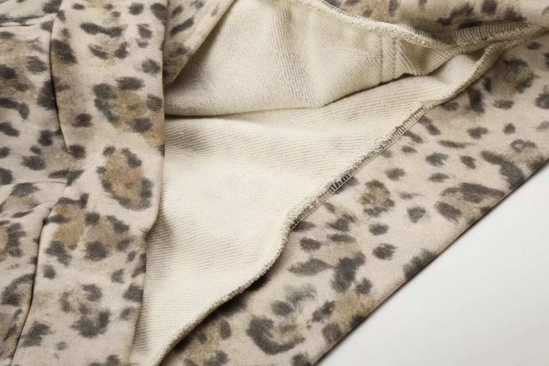 Omirad Leopard Full-Zip Hoodie
