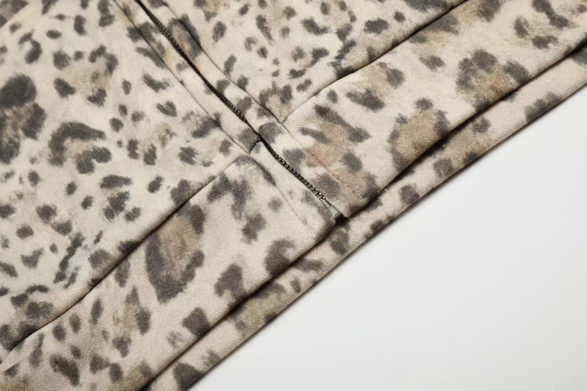 Omirad Leopard Full-Zip Hoodie