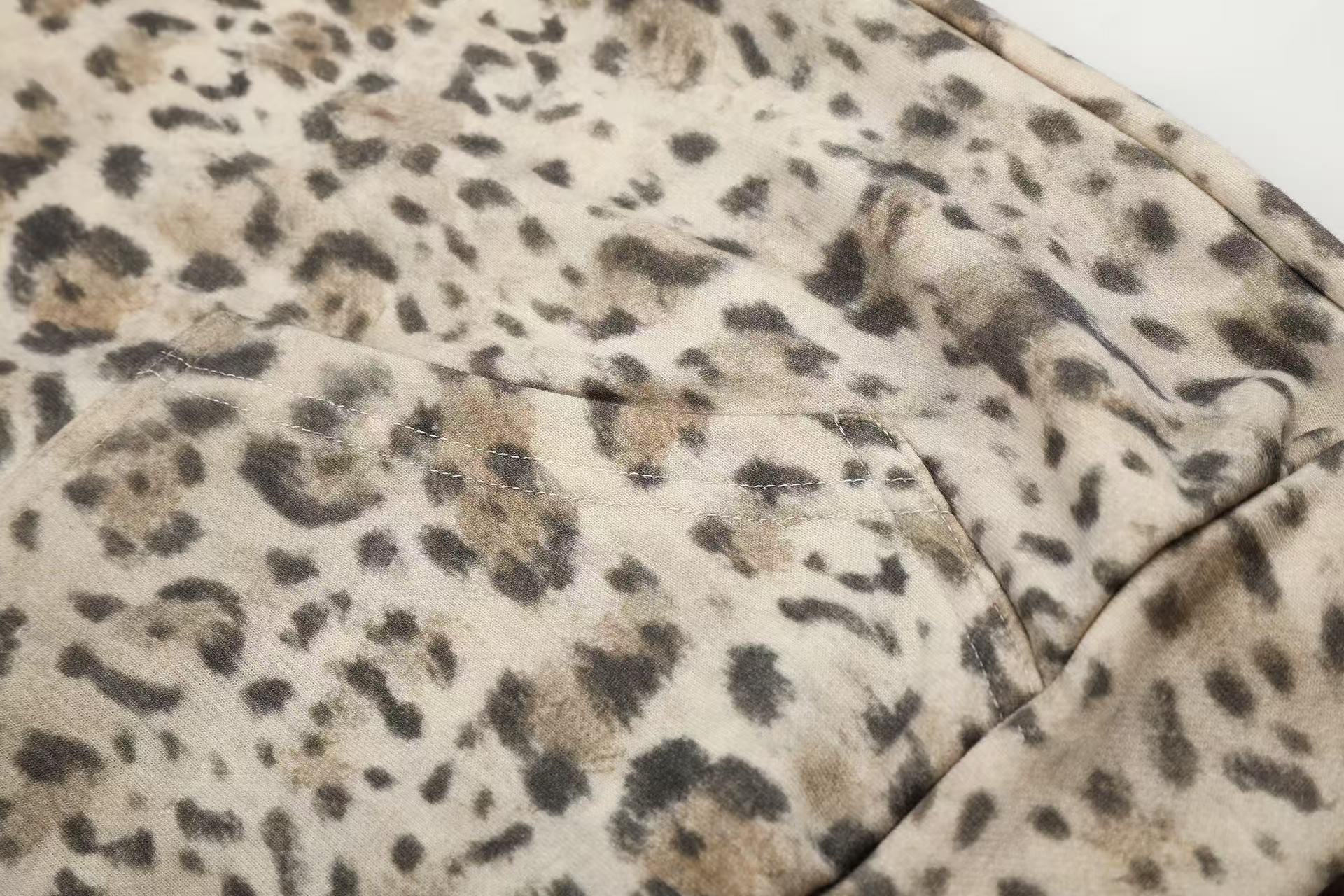 Omirad Leopard Full-Zip Hoodie