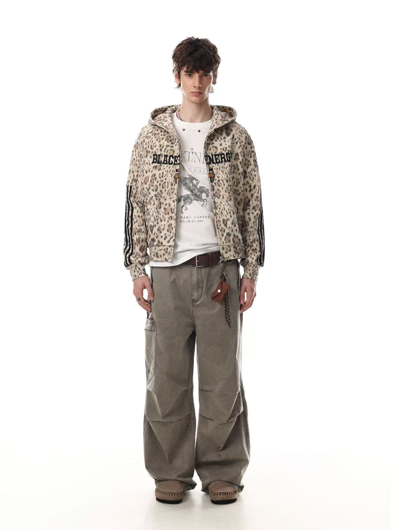 Omirad Leopard Full-Zip Hoodie