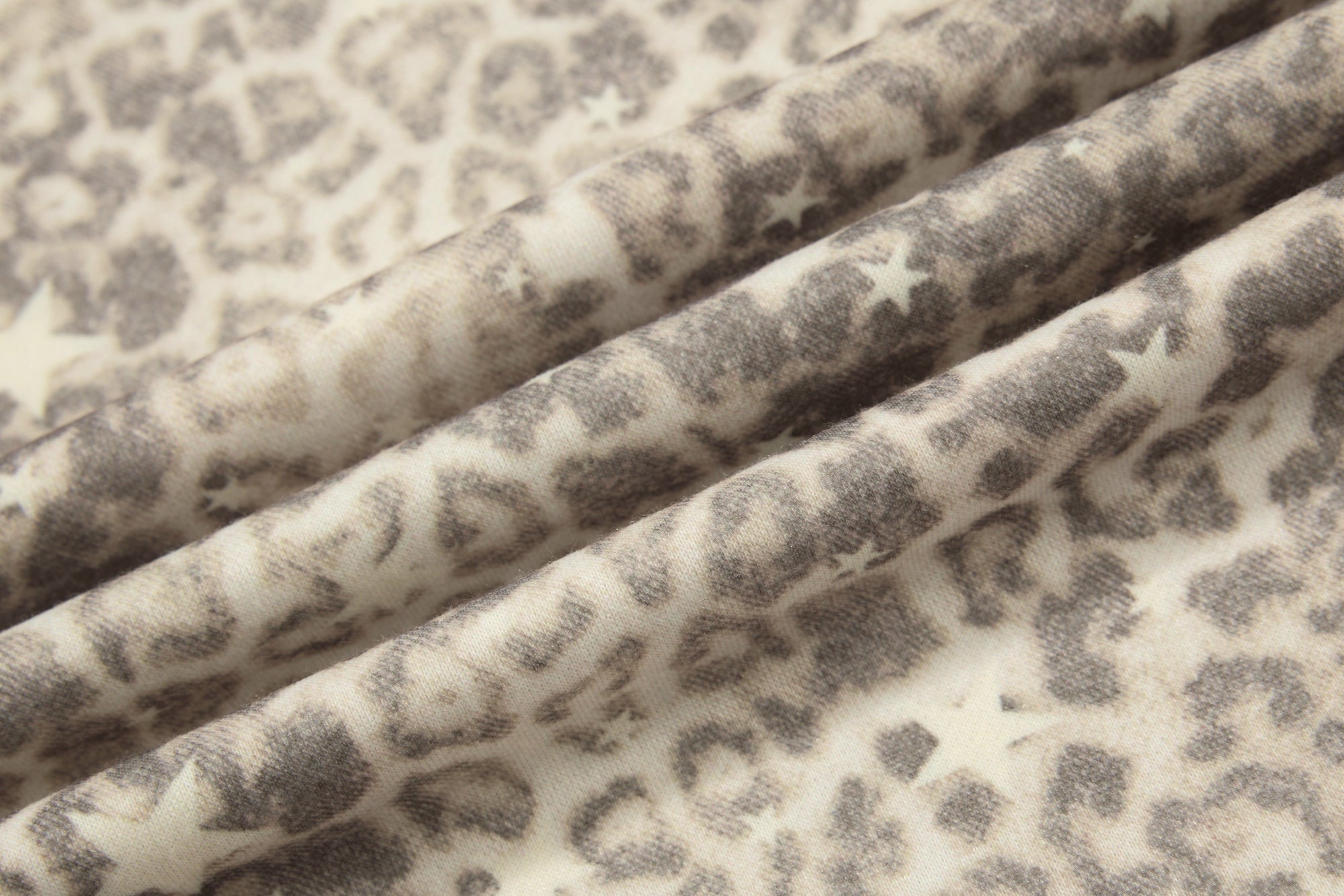Omirad Leopard Washed Wide-Leg Sweatpants