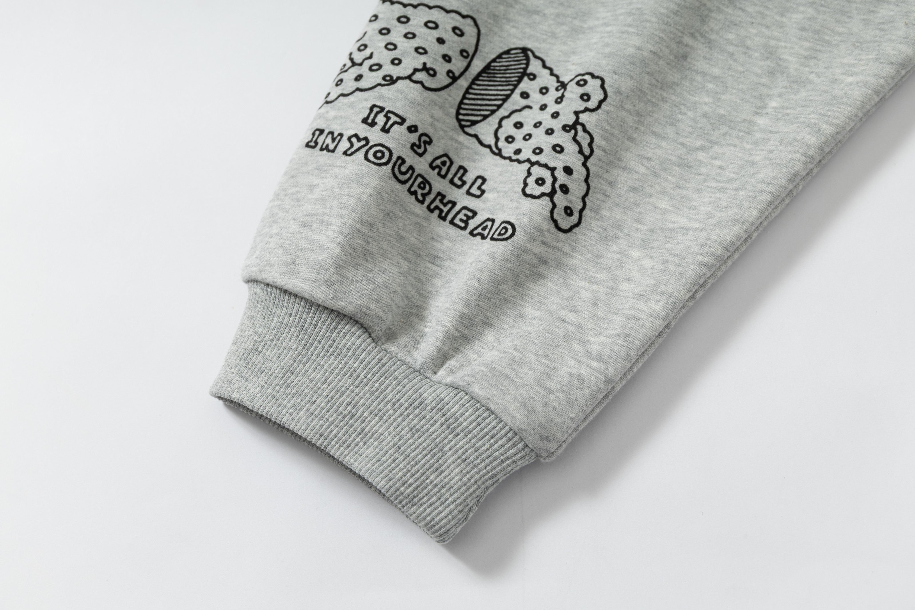 Omirad Doodle Graphic Zip Hoodie