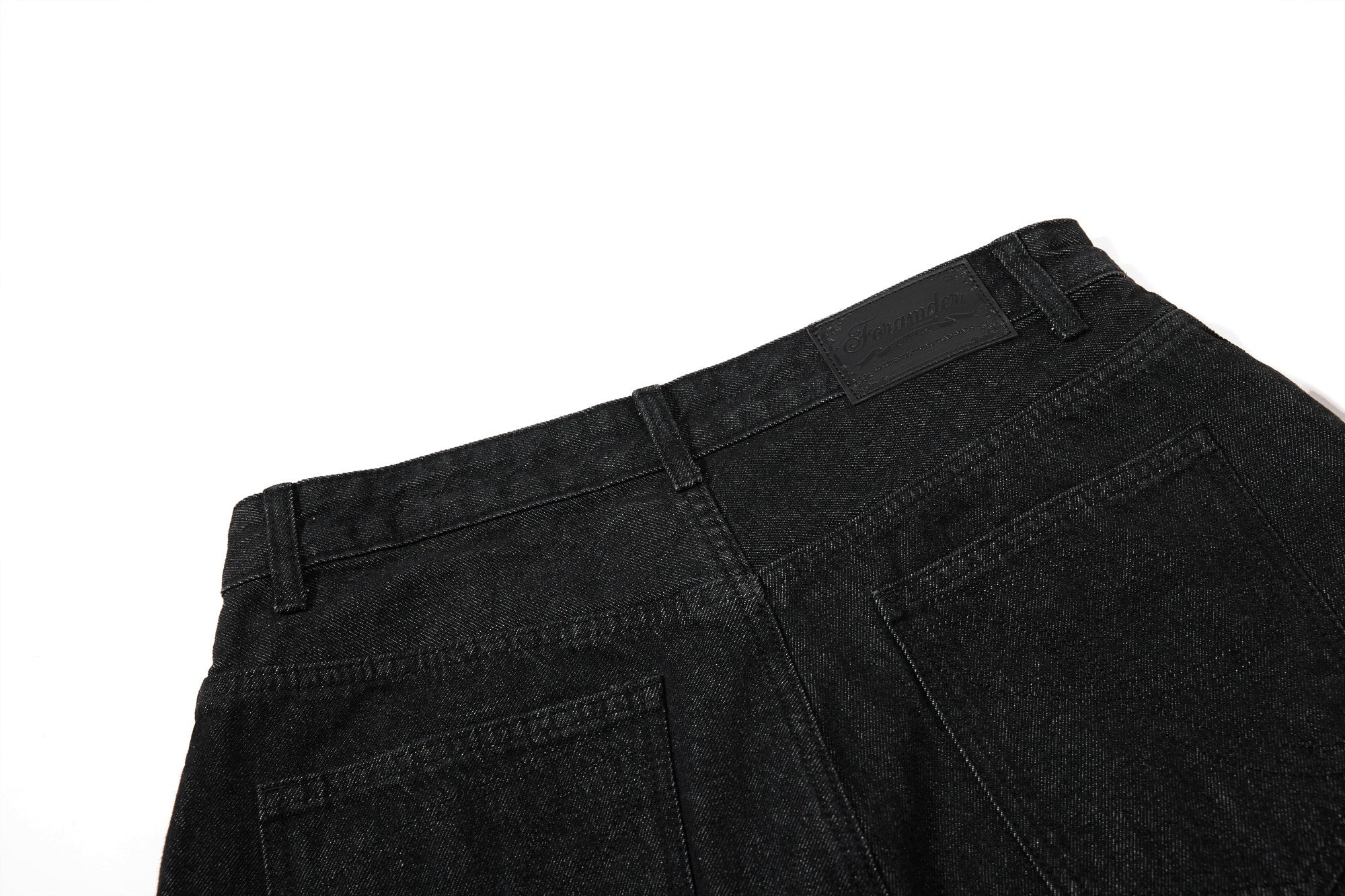 Omirad Asymmetric Button Denim Shorts