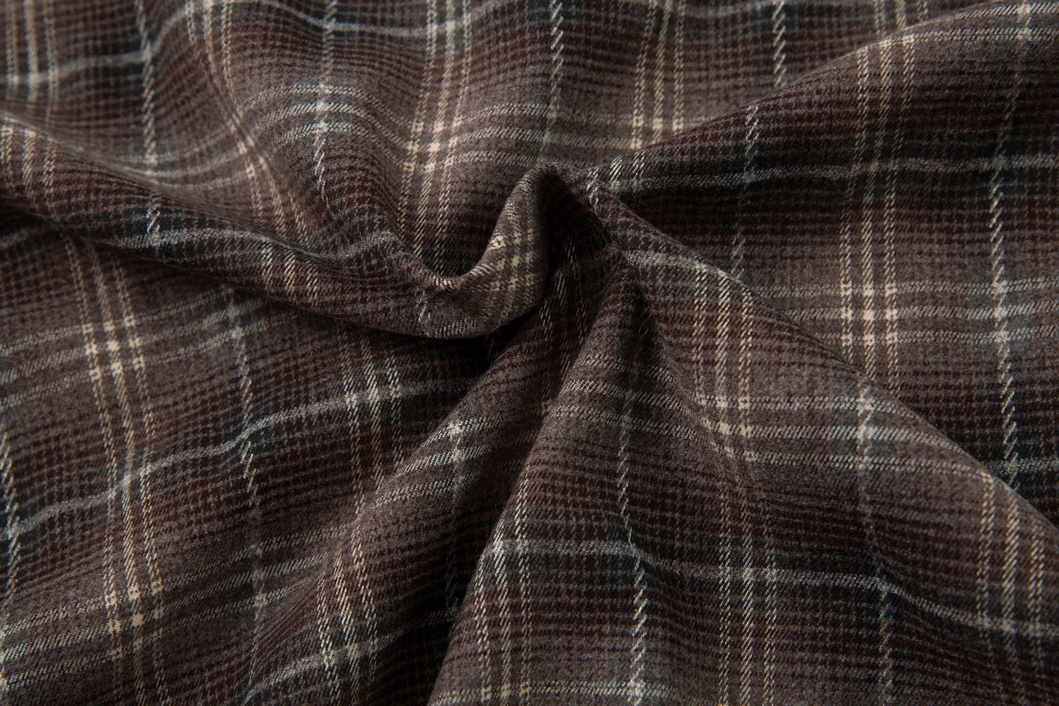 Omirad Layered Plaid Fringe Shirt