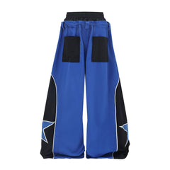 Omirad Star Panel Wide-Leg Sweatpants
